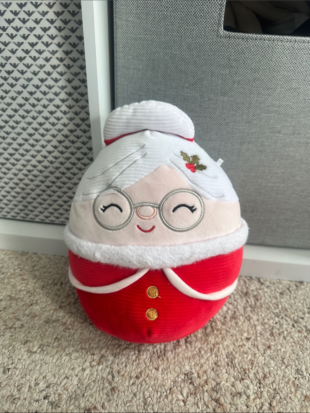 Squishmallows Mrs. Claus Plush - Red, White, Gold